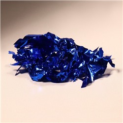 Поталь для декора ногтей, синяя