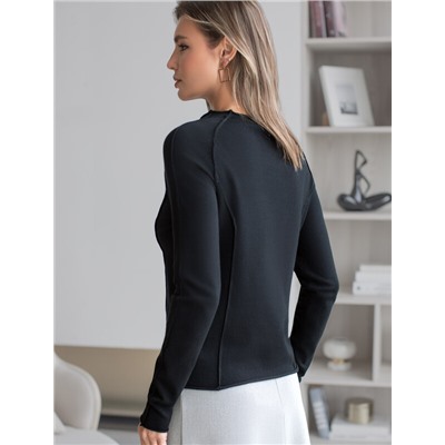 Джемпер тонкой вязки из хлопка с нейлоном