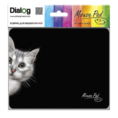 Коврик для компьютерной мыши Dialog PM-H15 Cat (black)