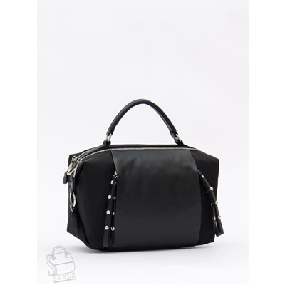 Сумка женская кожаная 189689PE black Polina&Eiterou