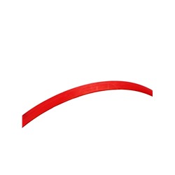 Корзина плетёная для хранения, 20×20×8 см, ручка h=21 см, бамбуковая, красный, Greengo