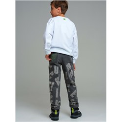 Брюки текстильные джинсовые утепленные флисом для мальчиков