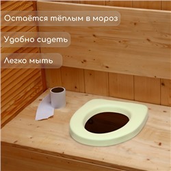 Сиденье для уличного туалета, 46×40 см, пенополиуретан, МИКС