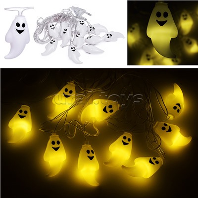 Электрогирлянда Привидения, 2м, 10 ламп