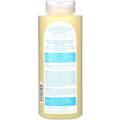 The Honest Company, Purely Sensitive Bubble Bath, Fragrance Free, 12.0 fl oz (355 ml)