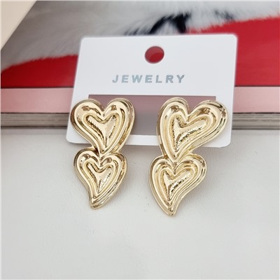 Серьги женские бижутерия на уши, коллекция LALIQ, арт. 003.266