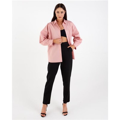 Рубашка женская MIST: Classic Collection, размер 48, розовая