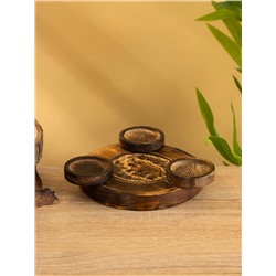 Подставка под благовония «Слон», 16.5 см, дерево