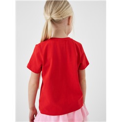 Фуфайка трикотажная для девочек (футболка), 2 шт в комплекте