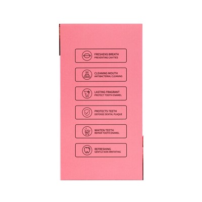 Ополаскиватель для полости рта антибактериальный SADOER, персик, 10 шт. по 13 мл