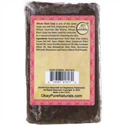 Okay Pure Naturals, African Black Soap, Rosemary, 5.5 oz (156 g)