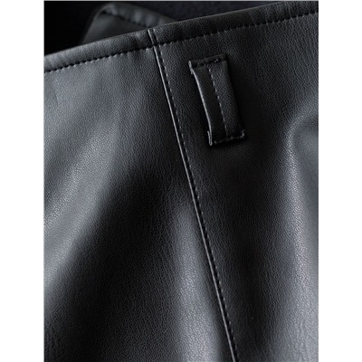 Юбка-карандаш из искусственной кожи