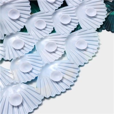 Коврик противоскользящий в ванну Доляна «Морские жители», на присосках, 36×67 см