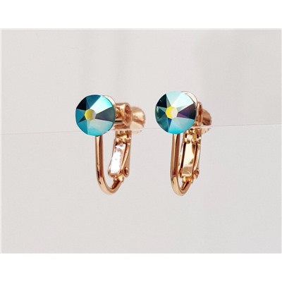 Серьги с кристаллами Swarovski