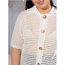 Кардиган поло на пуговицах