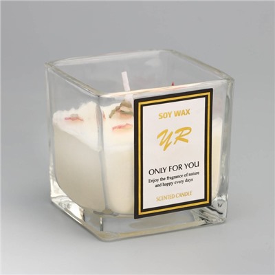 Ароматическая свеча в стакане Soy Wax, морская соль и шалфей