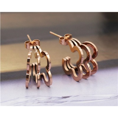 Серьги из стали