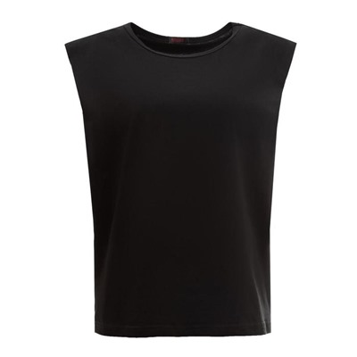 Майка женская MINAKU OVERSIZE FIT, чёрная, размер 42