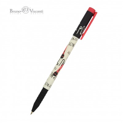 Ручка шариковая 0.5 мм "FunWrite.Музыка. Микрофон" синяя 20-0212/81 Bruno Visconti