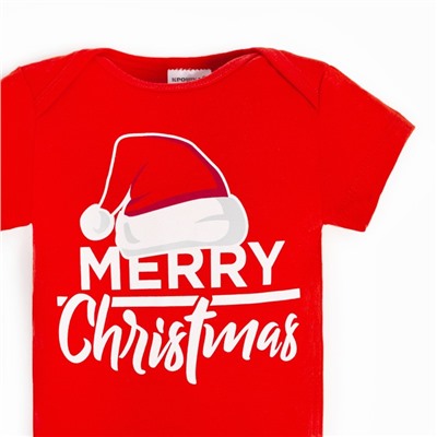Боди Крошка Я Merry Christmas, рост 80-86 см