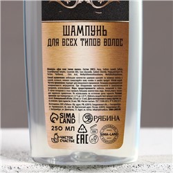 Подарочный набор «Настоящему мужику», гель для душа и шампунь для волос, 2×250 мл, Чистое счастье
