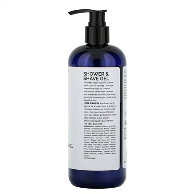 Mill Creek Botanicals, Shower & Shave Gel, Lavender, 14 fl oz (414 ml)