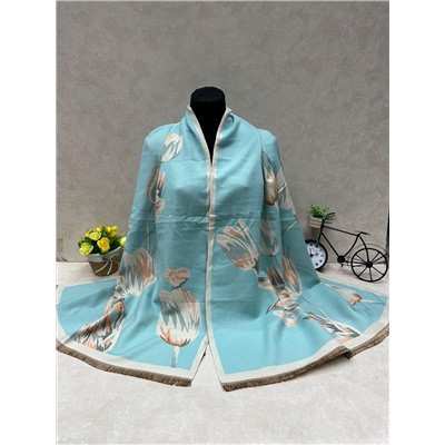 Мягкий палантин из шерсти мультицвет