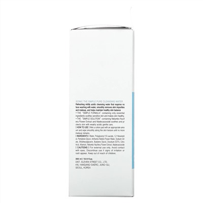 Scinic, The Simple Pure Cleansing Water, pH 5.5, 10.14 fl oz (300 ml)