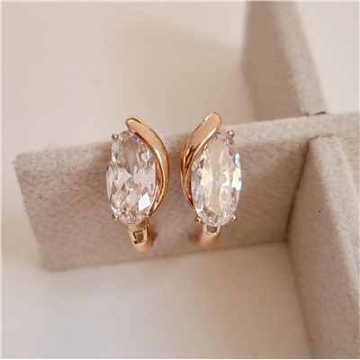 Серьги Xuping ML ювелирная бижутерия с фианитом, 488912, арт.847.148