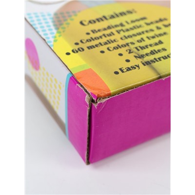 УЦЕНКА Набор для создания украшений «Мои браслеты» с прибором для плетения