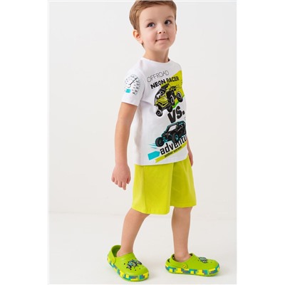 Комплект трикотажный для мальчиков: фуфайка (футболка), шорты PLAYTODAY, 1239627