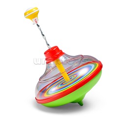 Юла прозрачная с музыкой