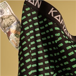 Трусы мужские боксеры KAFTAN «Деньги», цвет черный размер 56