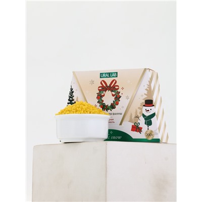 Жемчуг для ванны Magic snow, аромат ягодная карамель, 200 г, URAL LAB