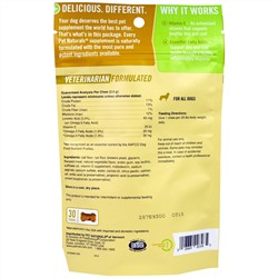 Pet Naturals of Vermont, Кожа + мех, для собак, 30 жевательных таблеток, 2,12 унции (60 г)