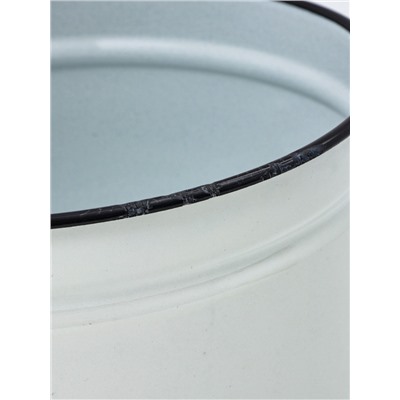 УЦЕНКА Кастрюля, 9 л, без крышки, белая