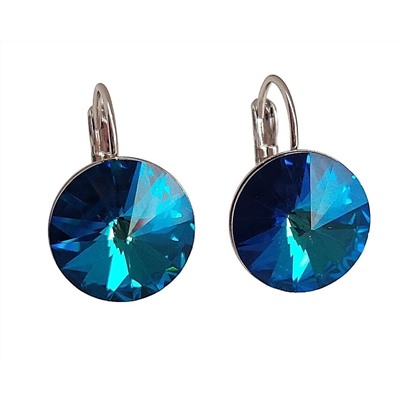 Серьги с кристаллами Swarovski