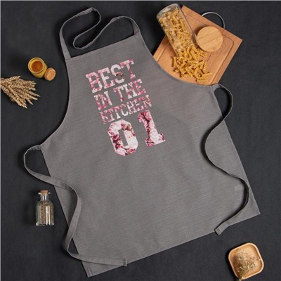 Фартук Этель Best in the kitchen 60×70 см, 100% хлопок, репс 210 г/м²