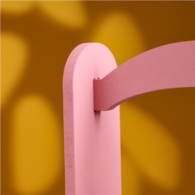 Подарочный ящик, 13.5×13.5×30 см, деревянный, с ручкой, розовый