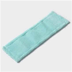 Насадка для плоской швабры «Доляна. Пастель», 40×10 см, микрофибра, 60 г, мятная