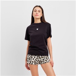 Пижама женская (футболка, шорты) KAFTAN Style, размер 52-54