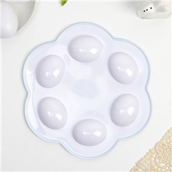 Пасхальная подставка для яиц «Ангел», на 6 яиц, 21.5×19.9 см