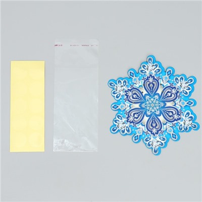 Пакет под сладости новогодний «Снежинка», 11×6 см