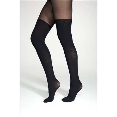 CONTE Колготки с имитацией гольфинов в рубчик CAPRICE CONTE ELEGANT, 1233867