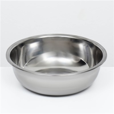 Миска, эконом, 2.4 л, 23×8 см, металл