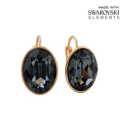 Серьги с кристаллами Swarovski