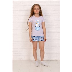 Пижама для девочки Кошки в чашке арт.ПД-009-020
