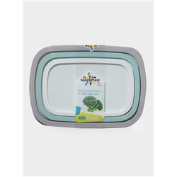 Набор пищевых контейнеров SparkPlast BioFresh, 3 шт.: 500 мл, 1 л, 1.6 л, прозрачный, крышки МИКС