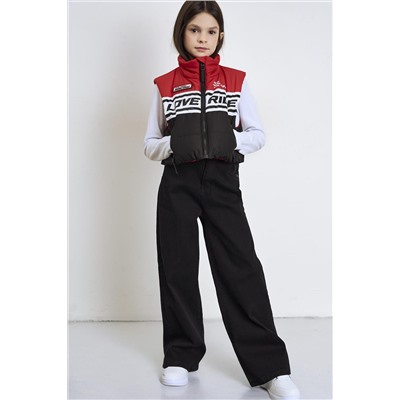 Жилет текстильный с полиуретановым покрытием для девочек PLAYTODAY, 1242631