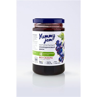 Джем Смородиновый низкокаллорийный 350г ЭКОПРОДУКТЫ, 1193936